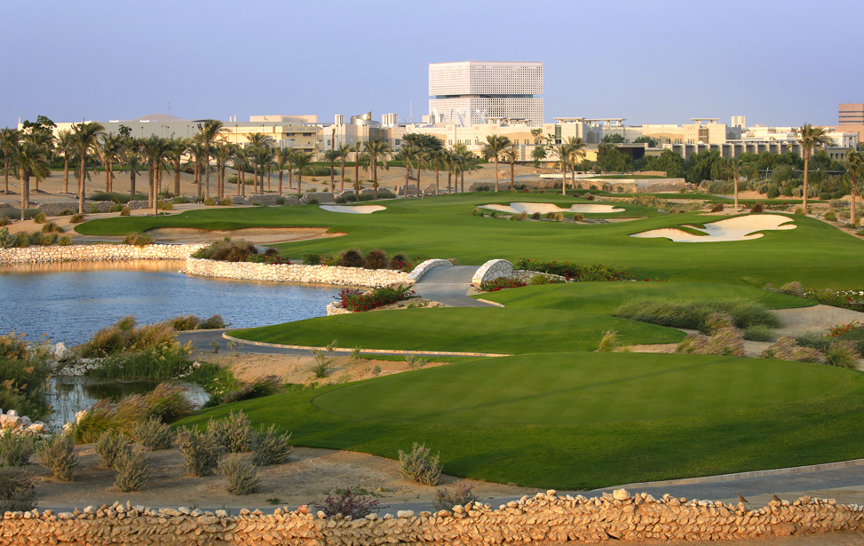 Education City Golf Club - 5th hole of the Championship Course (Photo by Kevin Murray)